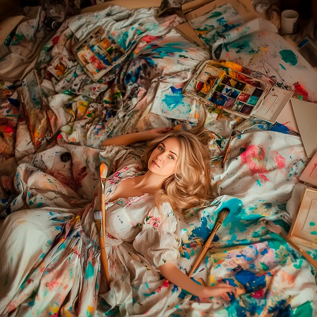 Нейрофотосессия для Марии. Целитель с картинами. ФотоХудожник Харитонова Ирина г. Санкт-Петербург