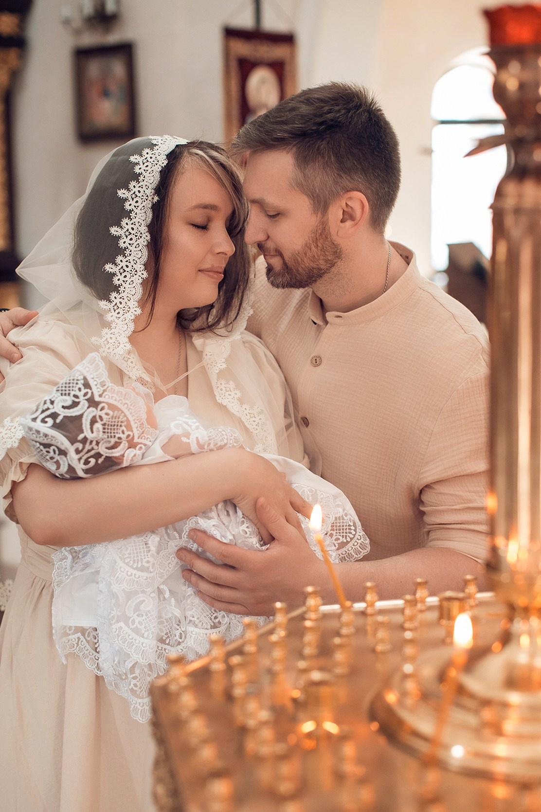 Крещение Устинии. Храм Преподобного Сергия Радонежского. Главная