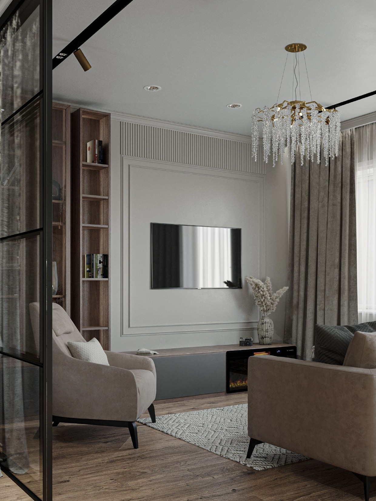 Квартира на пр. Тореза 44, к2. Дизайнер интерьера в Санкт-Петербурге Ольга Рытаровская