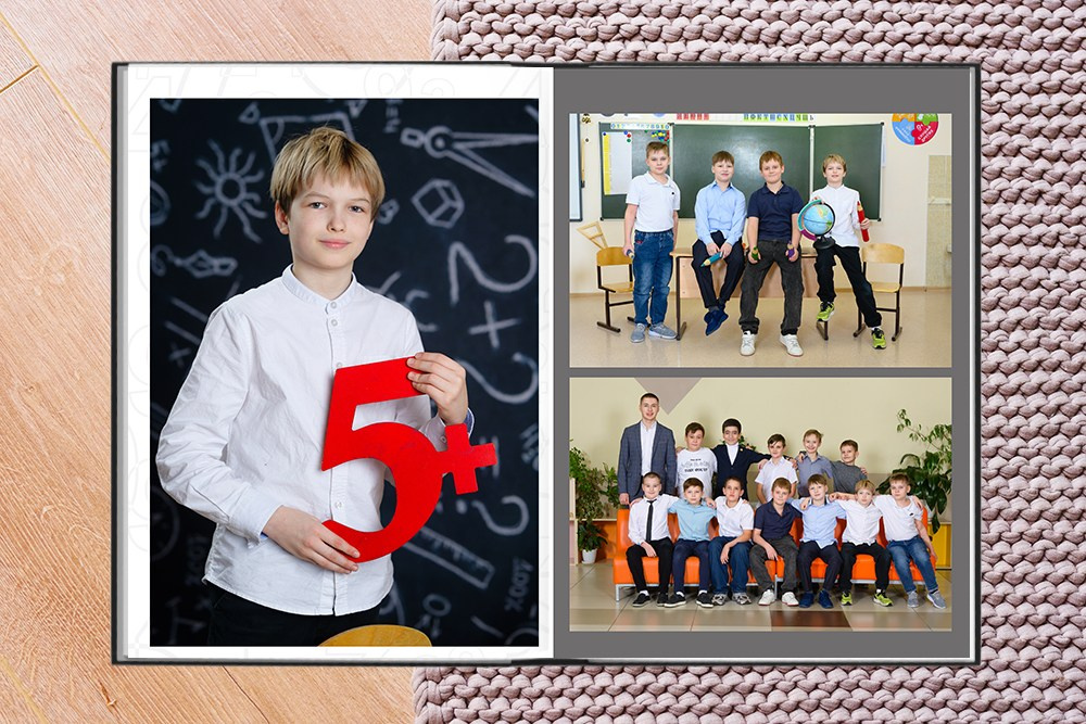 Выпускной альбом для 4 класса. Студия выпускных альбомов Ольги Галкиной. Томск