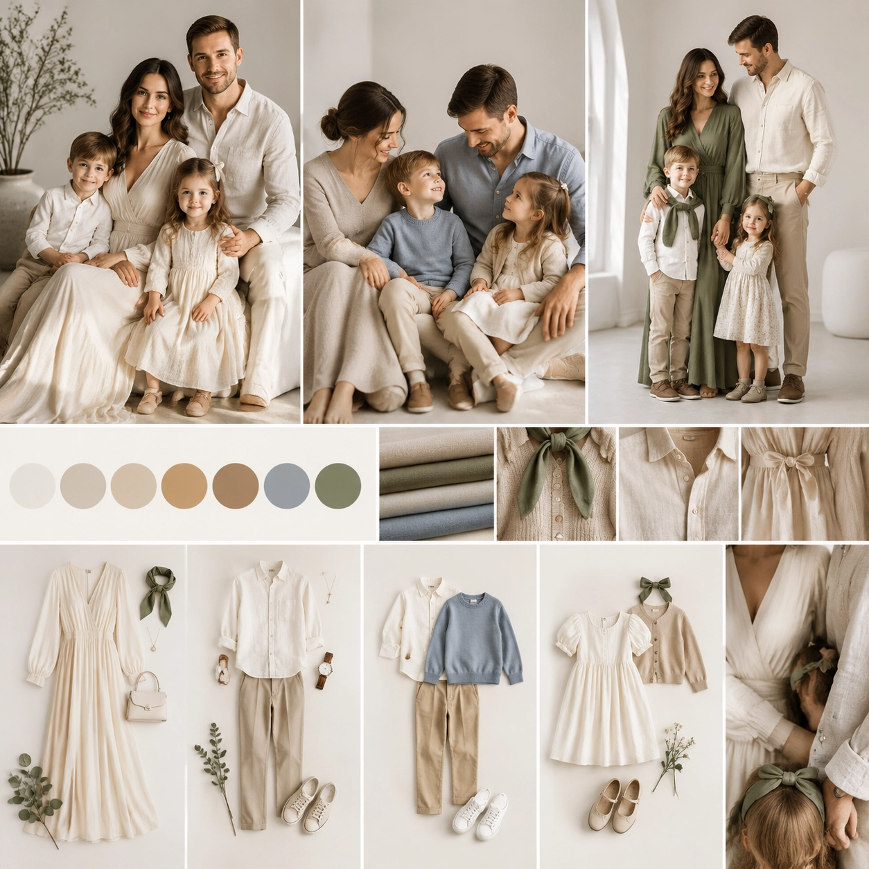 Как подготовиться к семейной фотосессии с детьми: что надеть и что взять с собой. Фотограф во Владивостоке Фролова Наталья