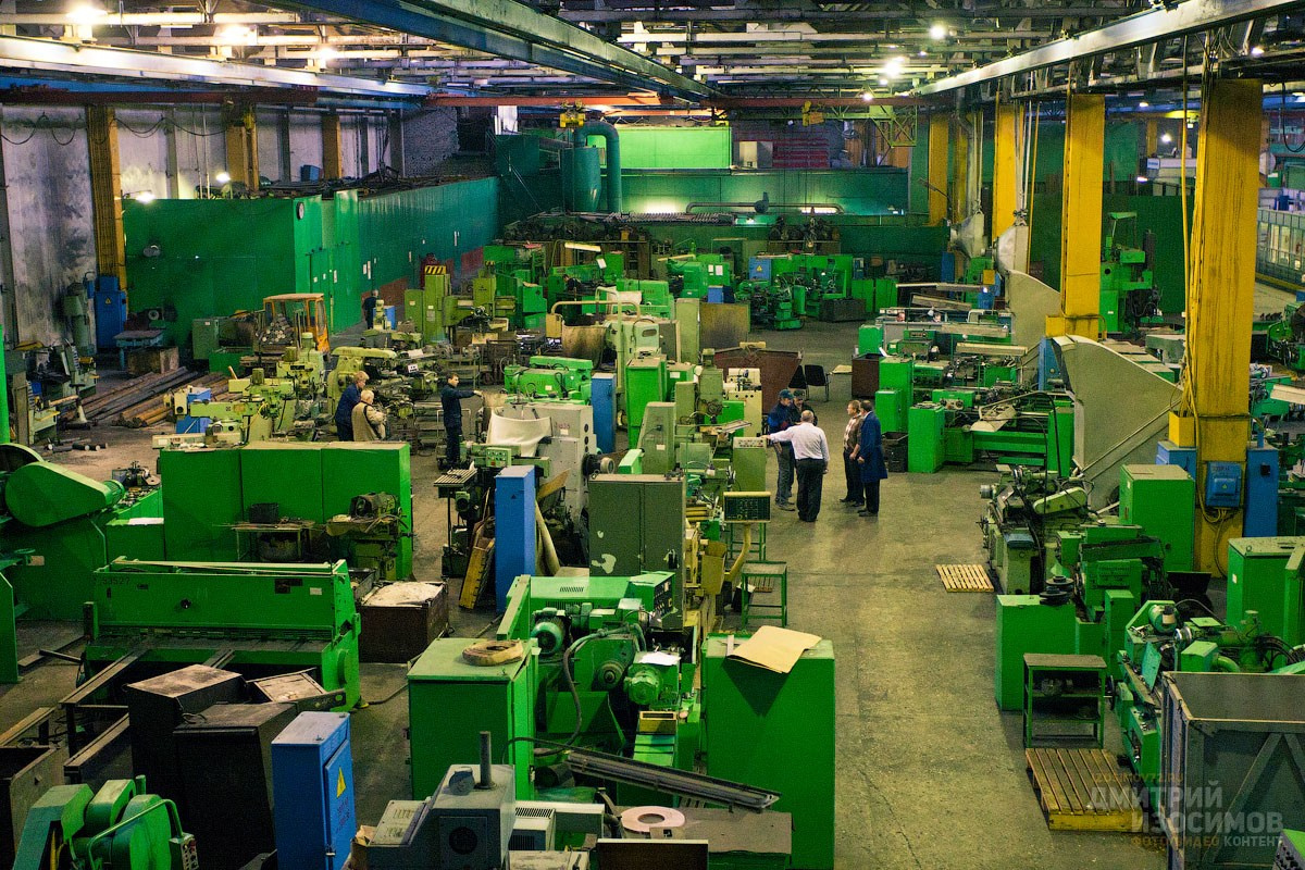 Съёмка на производстве