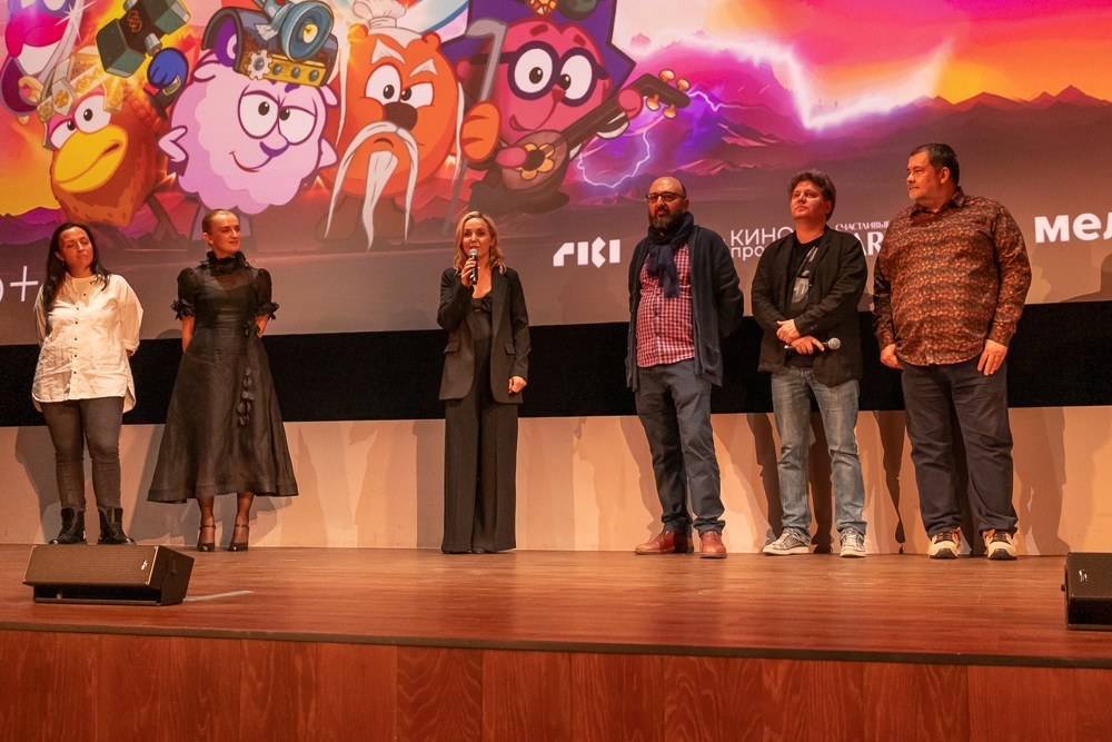 Репортаж с премьеры мультфильма «Смешарики снимают кино» в кинотеатре "Художественный"