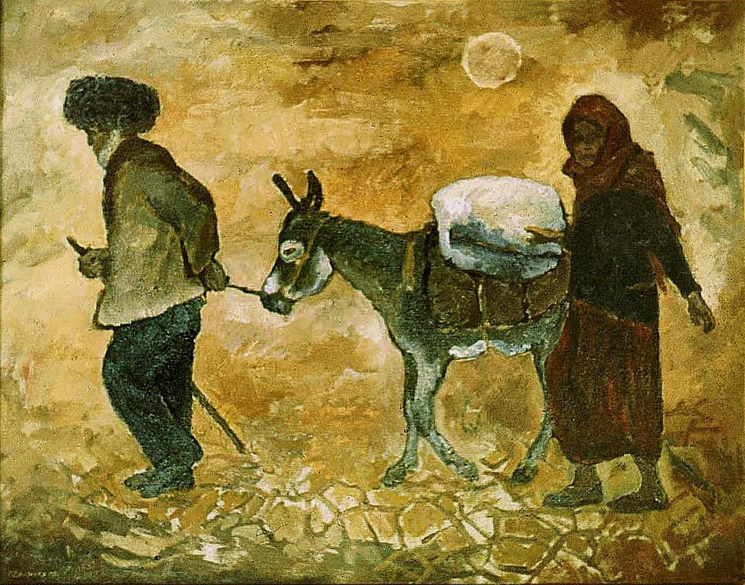 «В пути» 1977 год Тульский музей изобр. иск. Художник Величко Вадим Семёнович