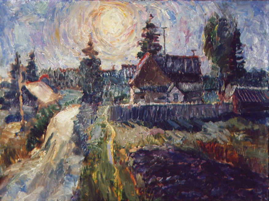 «Солнечный день» 1972 год Собр. Д. Томас. Мадрид. Художник Величко Вадим Семёнович