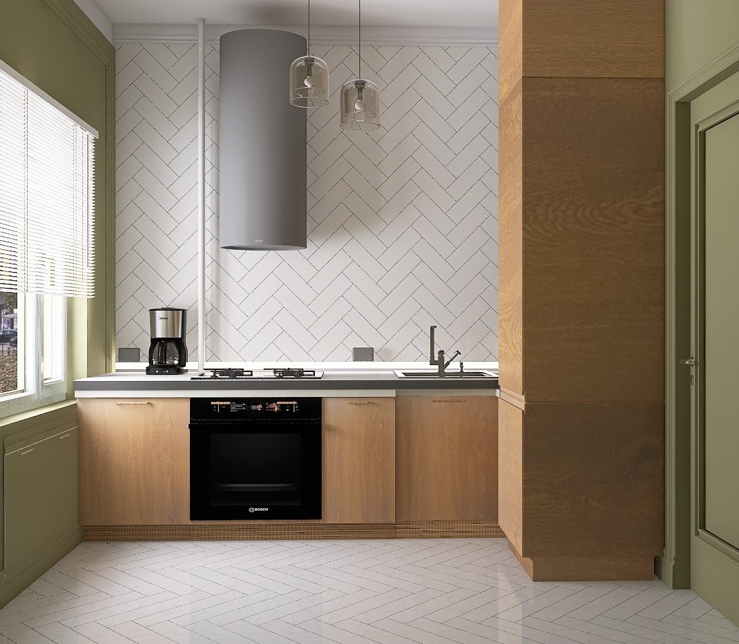 Дизайн-проект в старом фонде. Главная