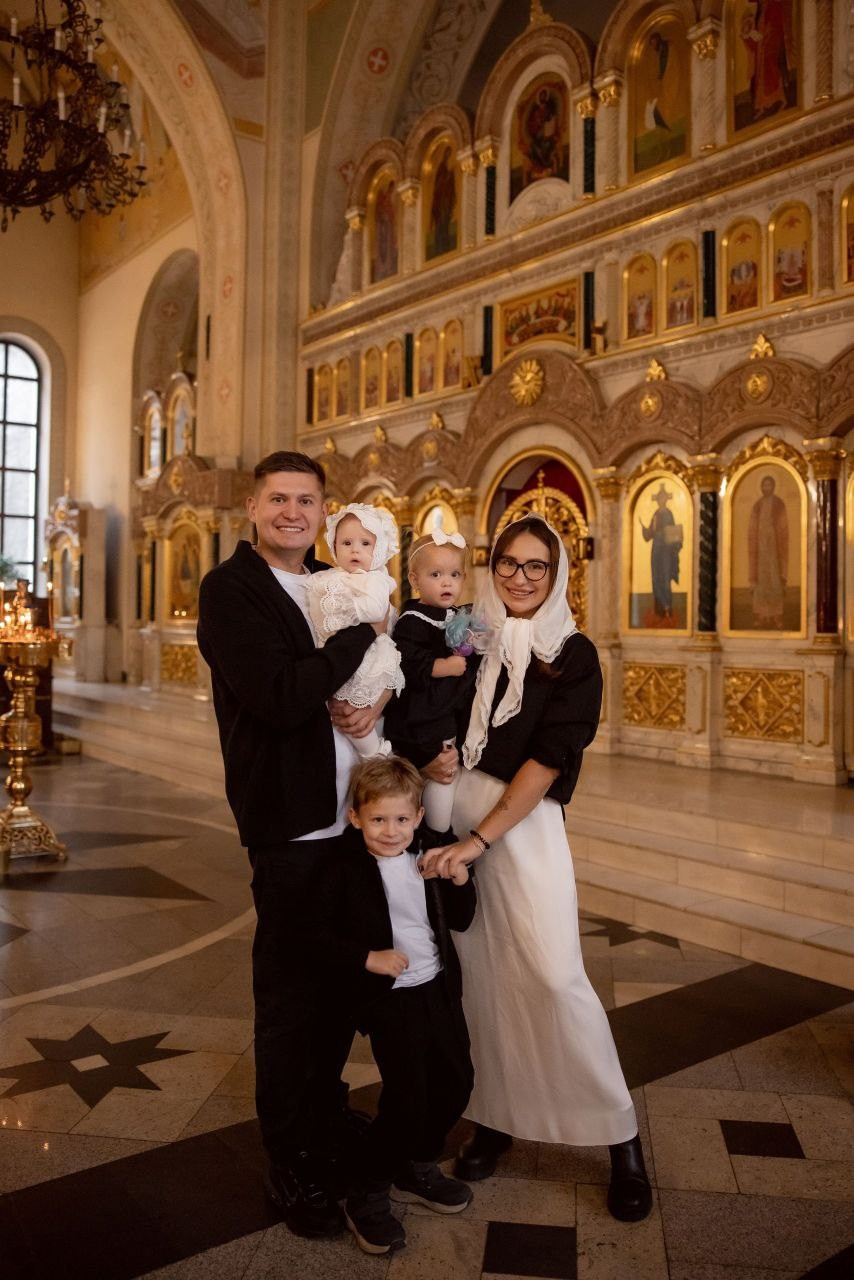 Таинство Крещения. Семейный фотограф в Москве