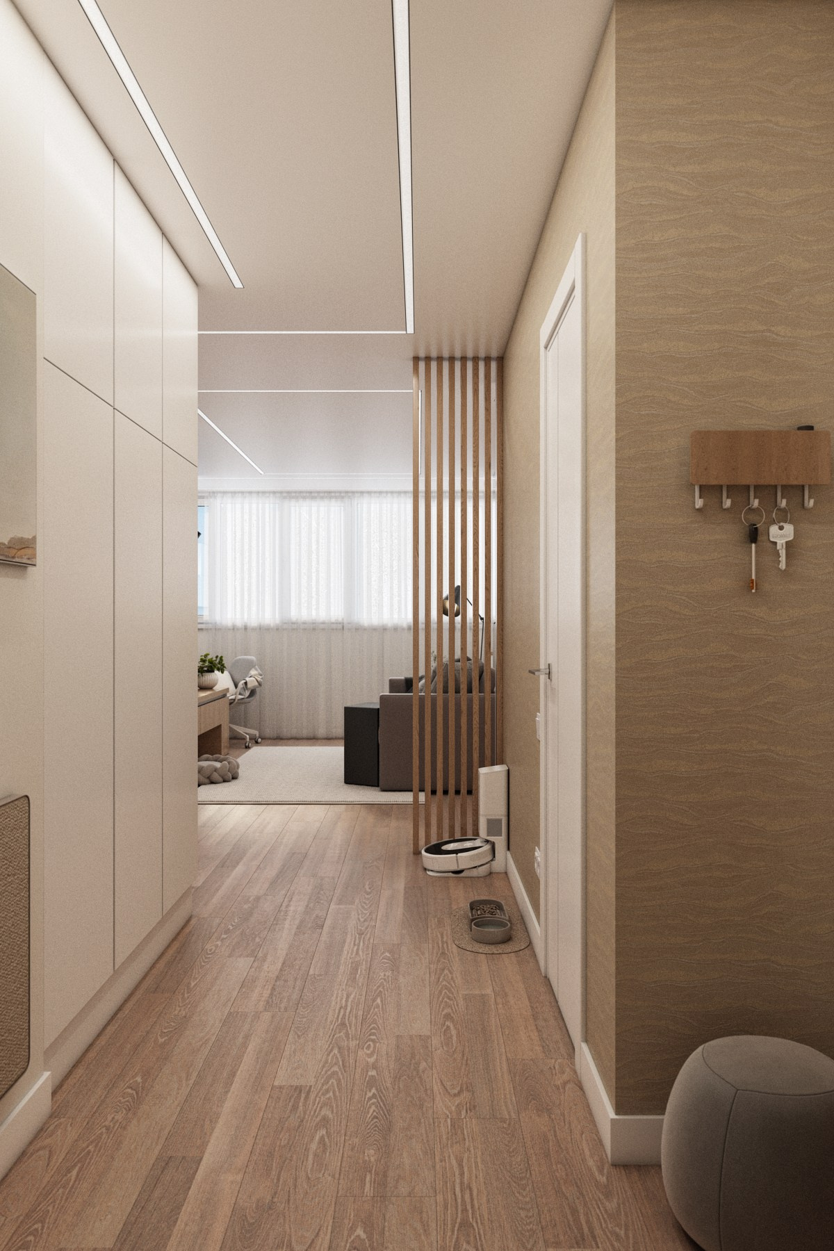 Простой и функциональный интерьер во вторичке. Дизайн-проекты жилых и общественных пространств во Владивостоке