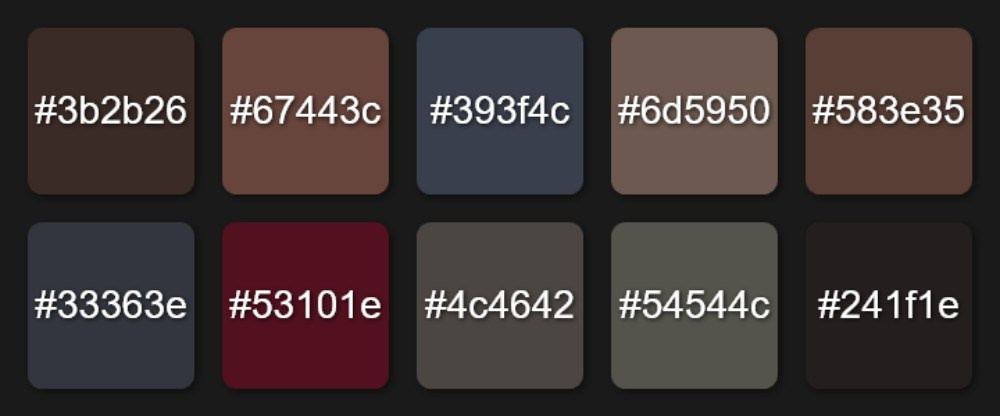 Генерация цветовой палитры с HEX-кодами