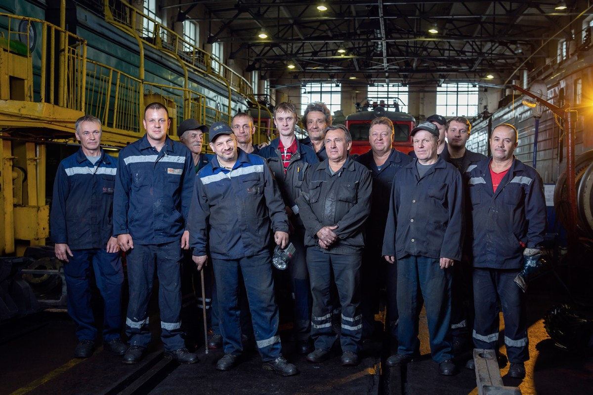 Ярославское локомотивное депо. Портретные фотографы в Москве — Анна и Алексей Бородины