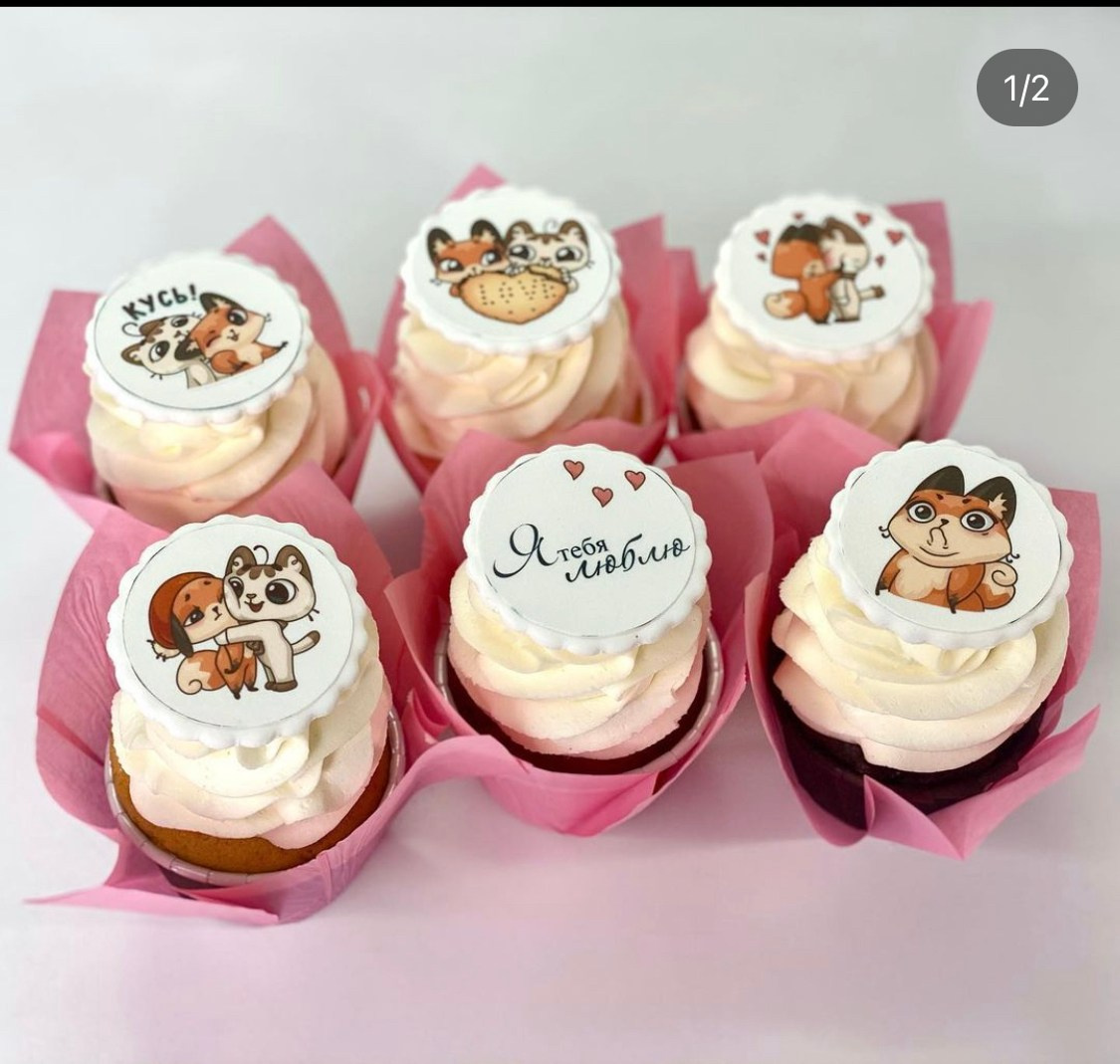 Капкейки с фото. Katyasugarsugar капкейки, зефир, торты Москва