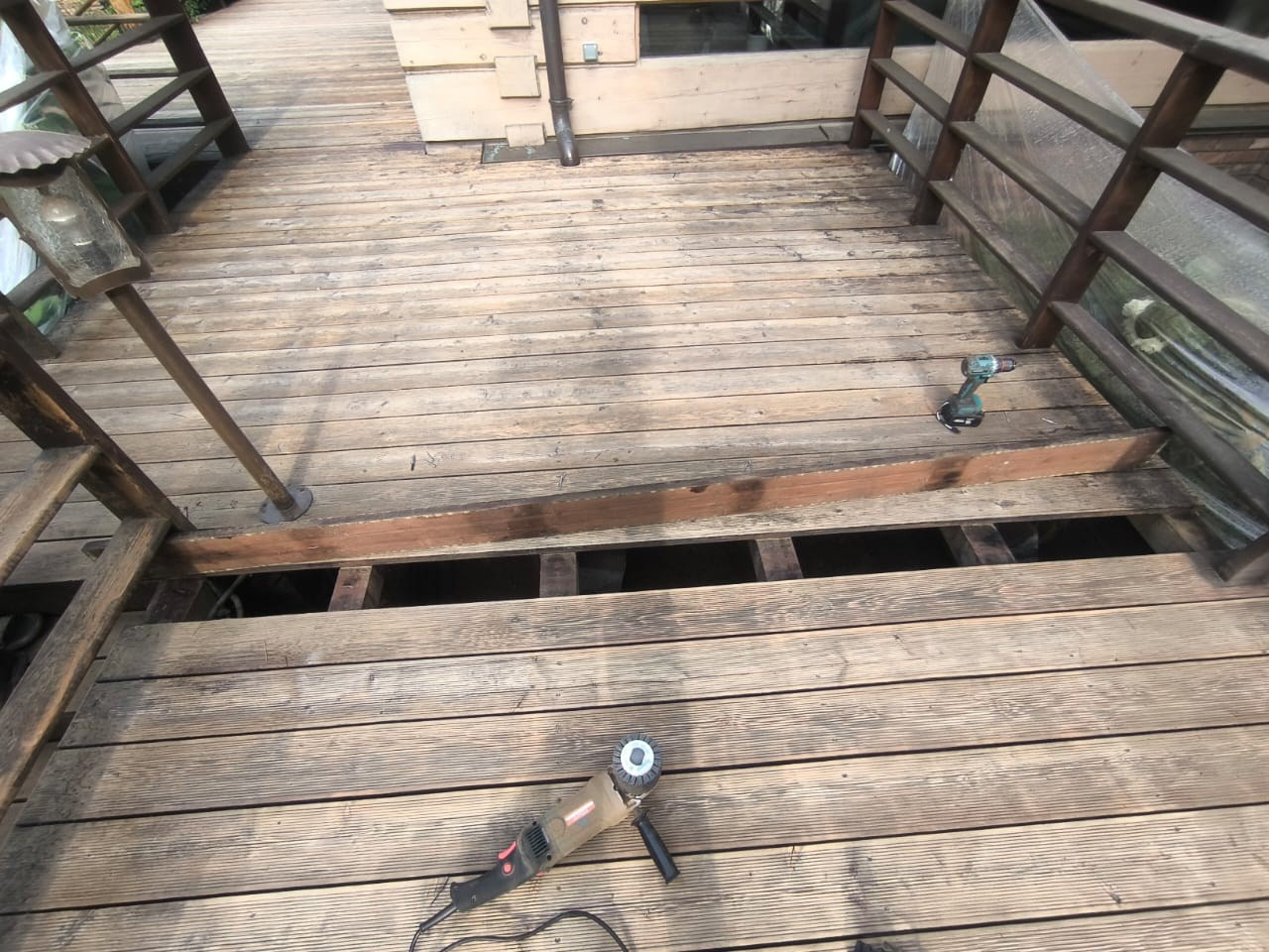 Объект МД-013 КП Графские пруды (полный ремонт террасы). Строительная компания «Милый дом» МД. Москва и Московская область