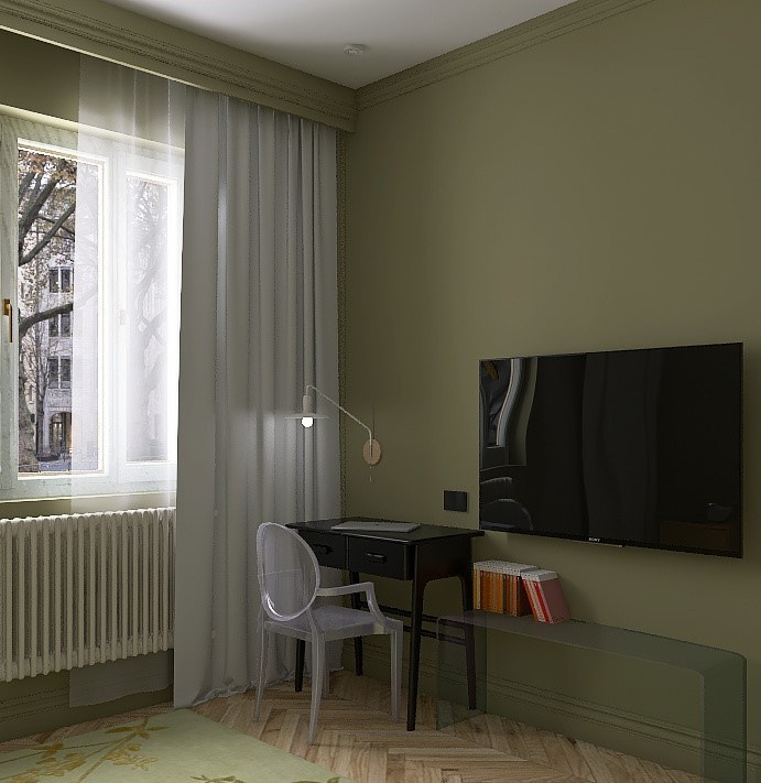 Дизайн-проект в старом фонде. Главная