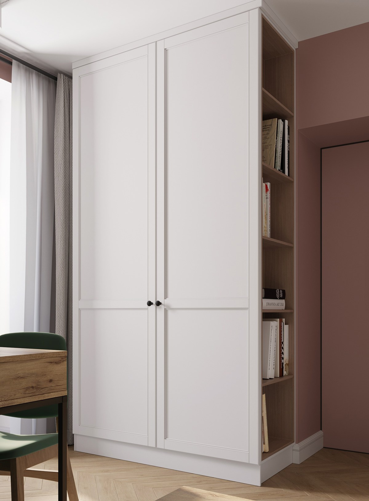 Визуализация квартиры в районе Царицыно. Москва. Заказать 3d визуализацию интерьеров — Дарья Веденёва