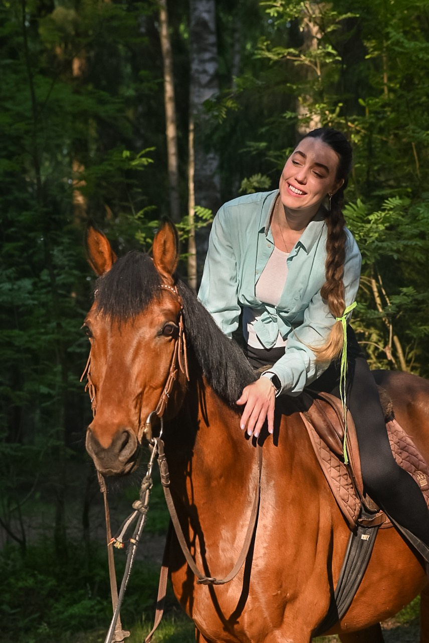 Фотопрогулка верхом. LifeStyle фотограф Анна Воробьёва Санкт-Петербург