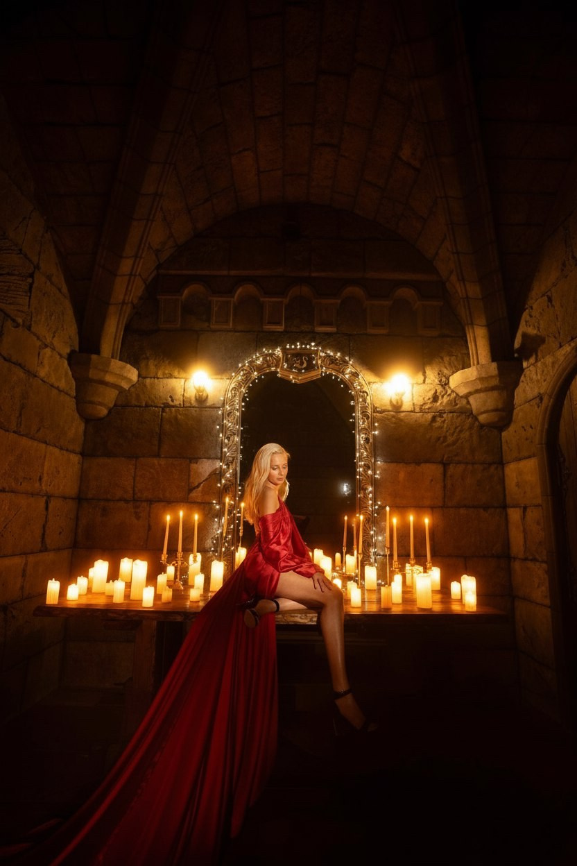 Новогодняя фотосессия в Замке Гарибальди. Фотограф Батурин Денис — Фотосессия в Замке Гарибальди