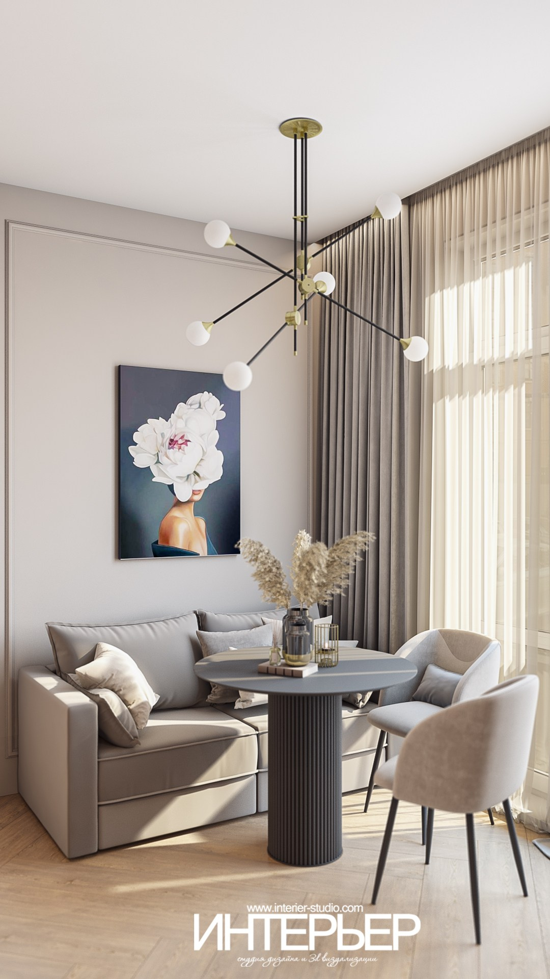 Портфолио. Дизайн интерьера, 3D визуализация и 3D моделирование. Создание проектов и чертежей. КМВ: Кисловодск, Пятигорск, Ессентуки и удаленно