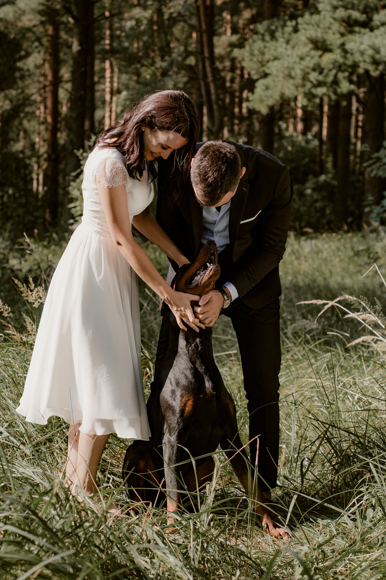 Свадебная фотосессия на природе