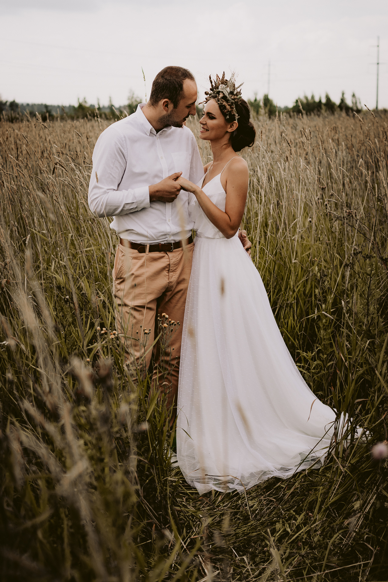 Свадебная съемка в Петербурге летом