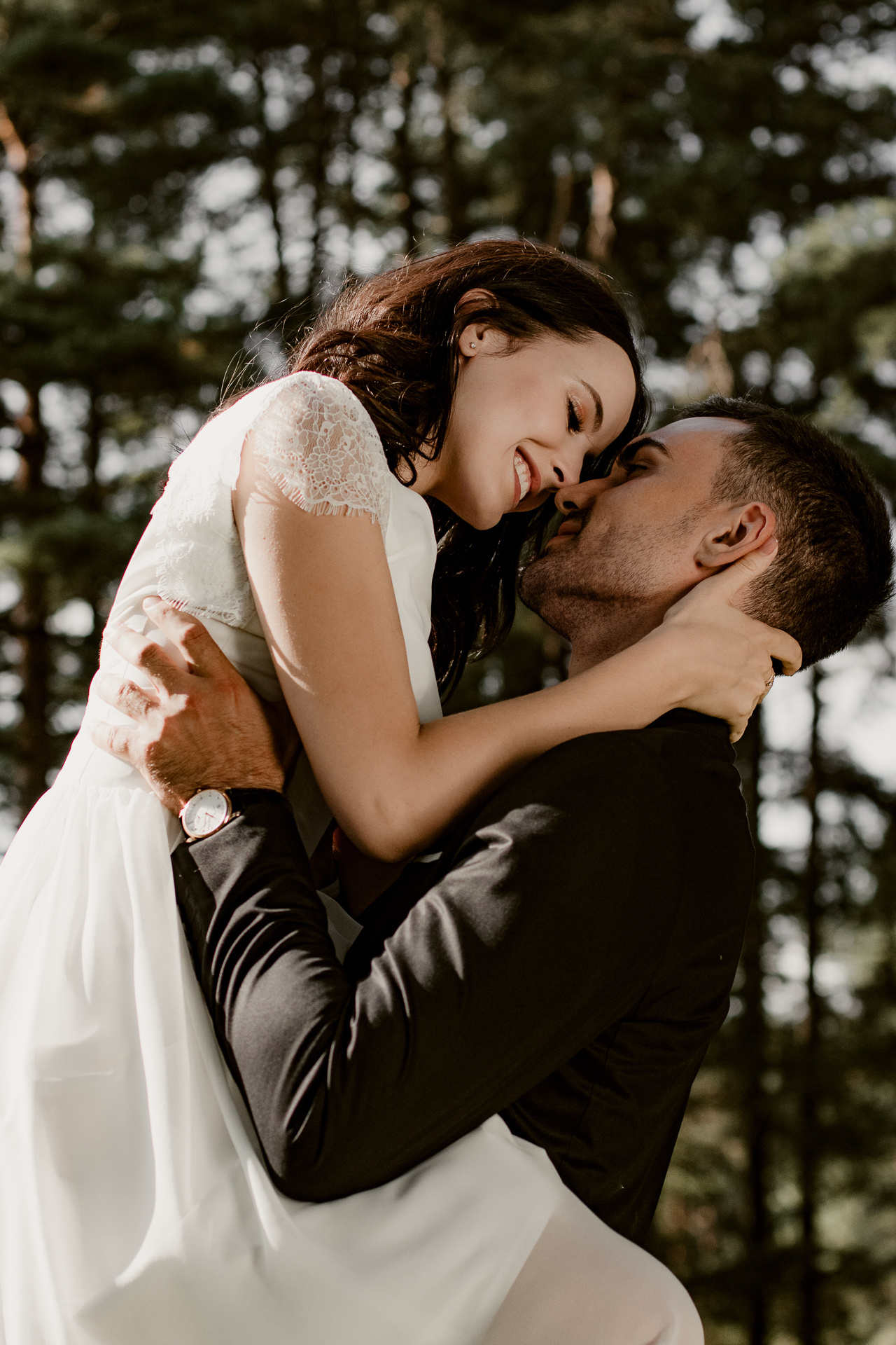 Свадебная фотосессия на природе