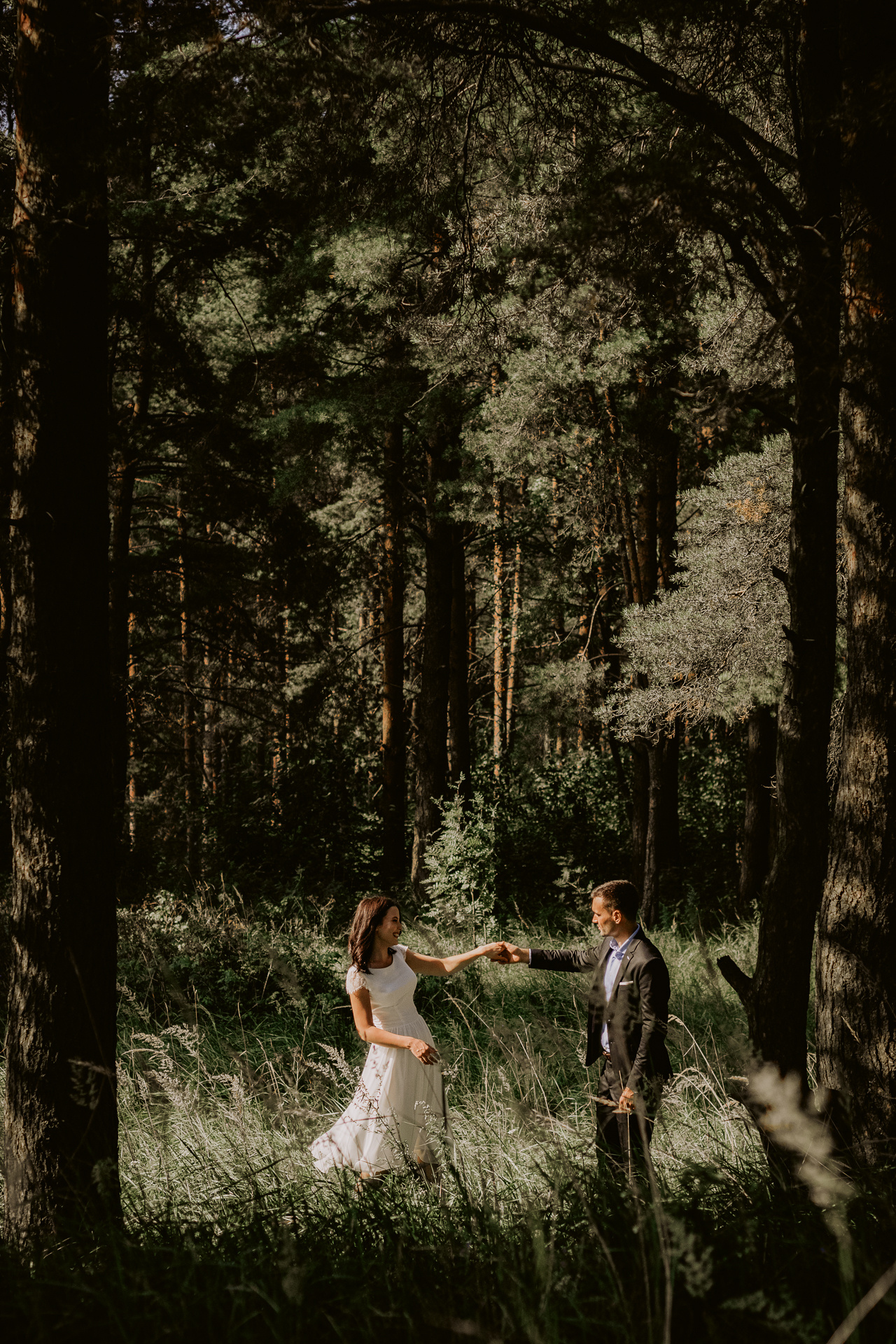 Свадебная фотосессия на природе