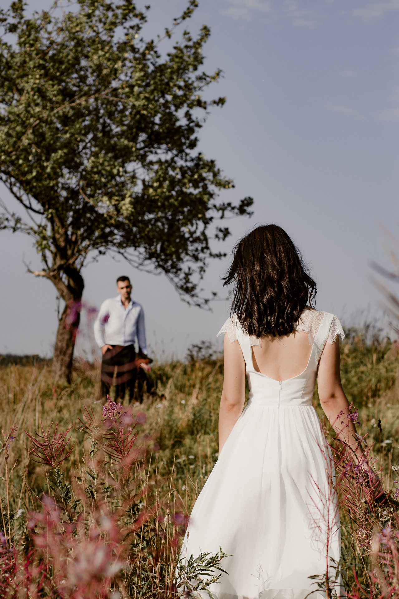 Свадебная фотосессия на природе