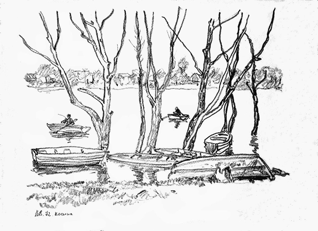 Половодье. Косино. 1972