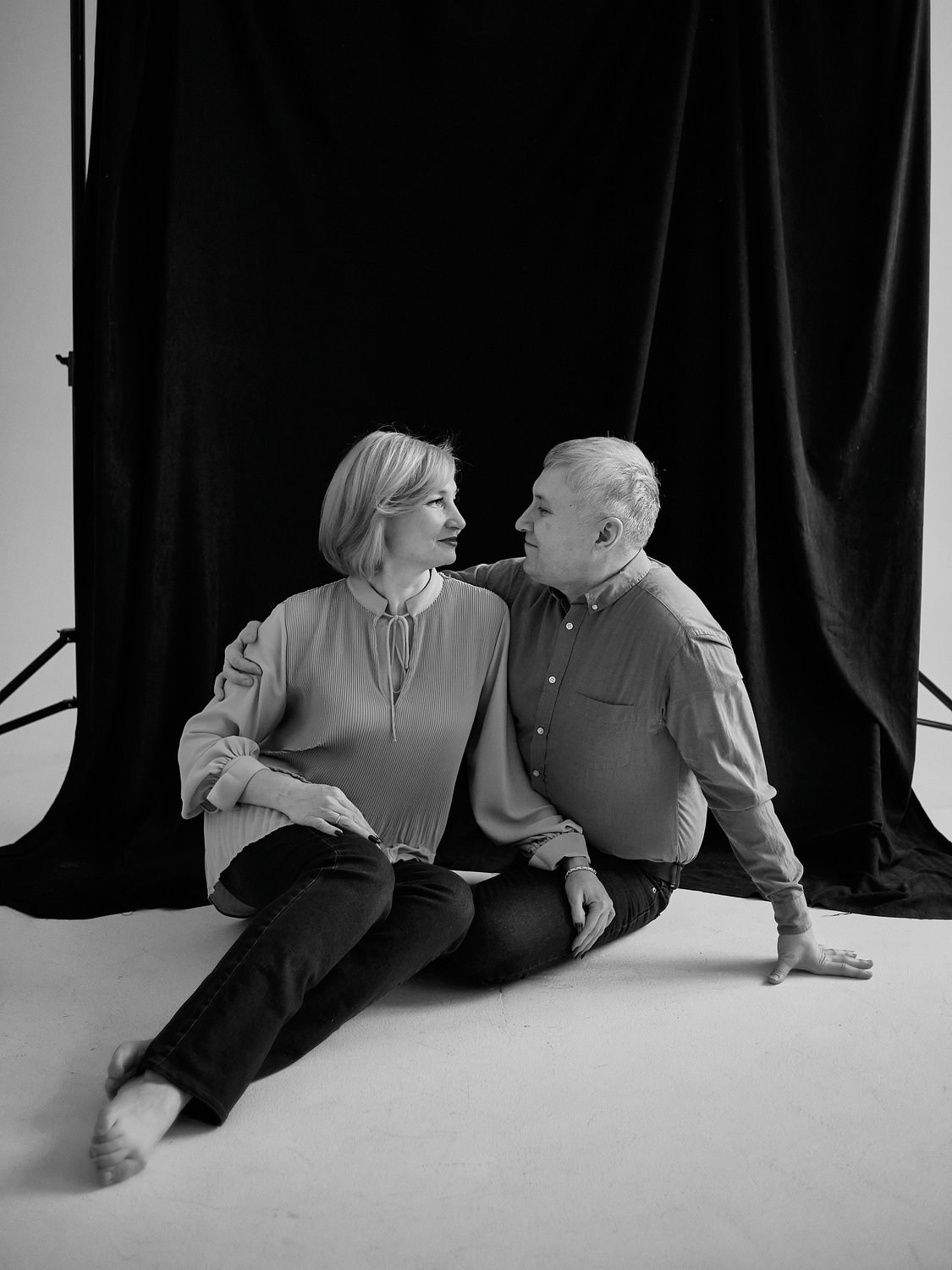 Семейная съемка в студии. Портретный фотограф в Санкт-Петербурге