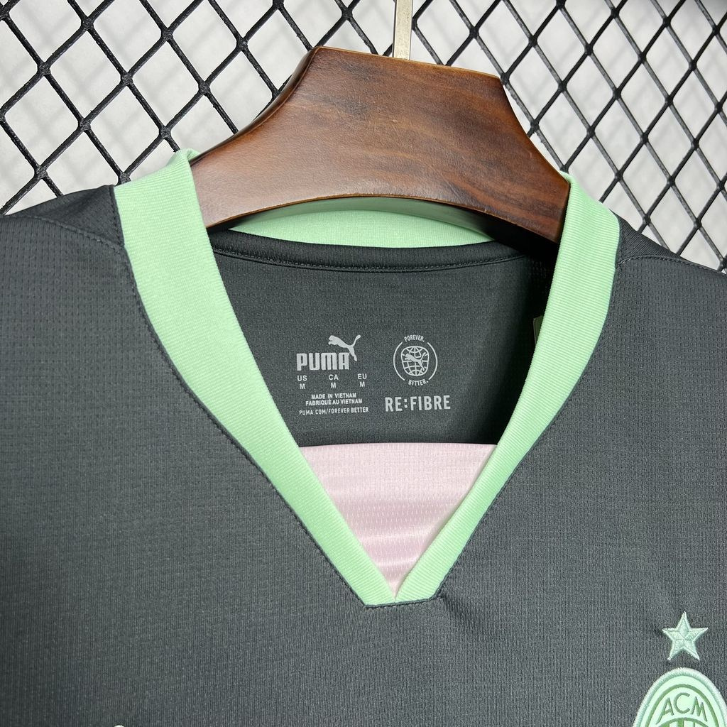 Серая футболка AC Milan 2024-2025 купить. Футбольный магазин — ssw_magazin