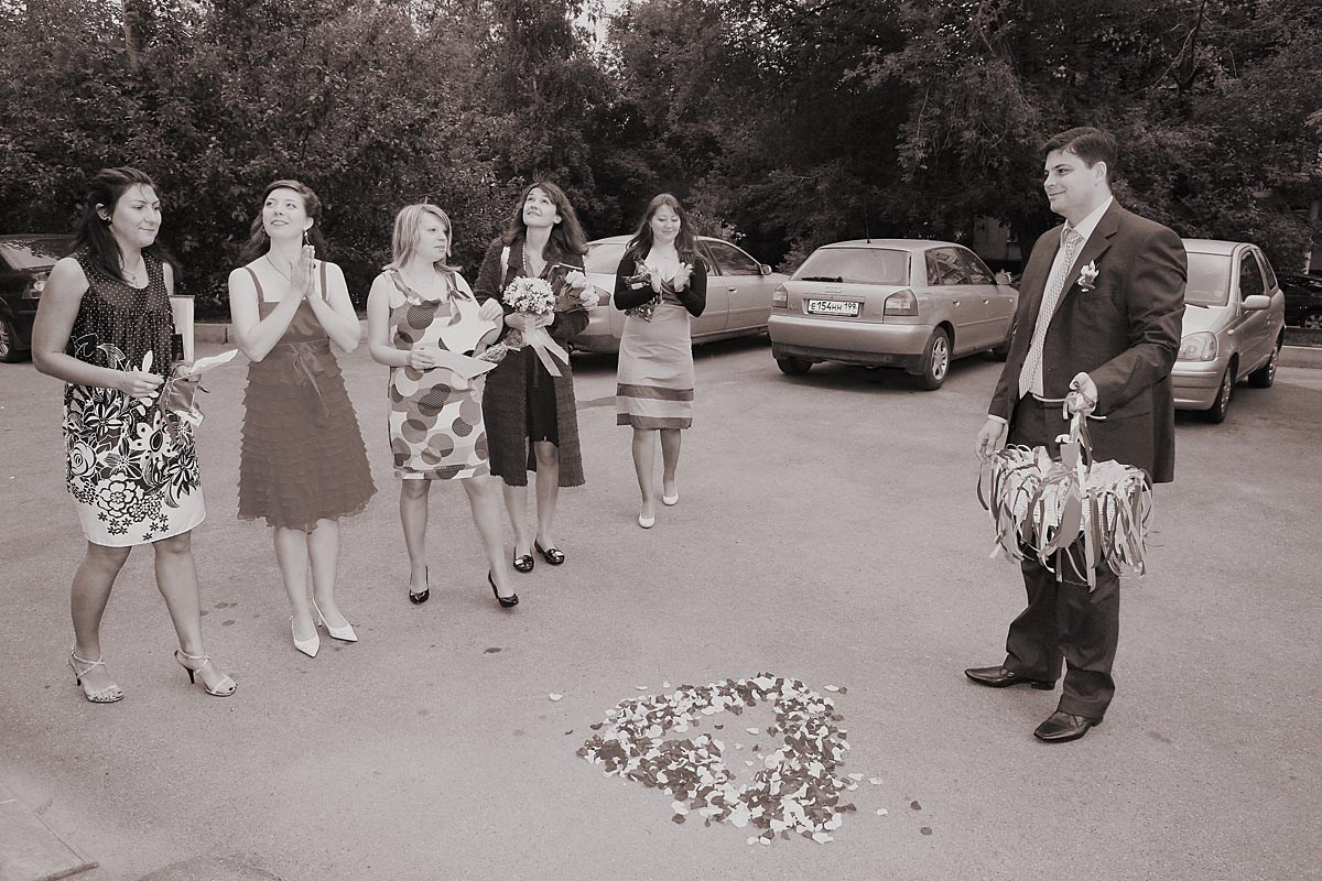 Свадьба Рита и Сергей Обработка в стиле 80-х. Skazka.wfolio.pro