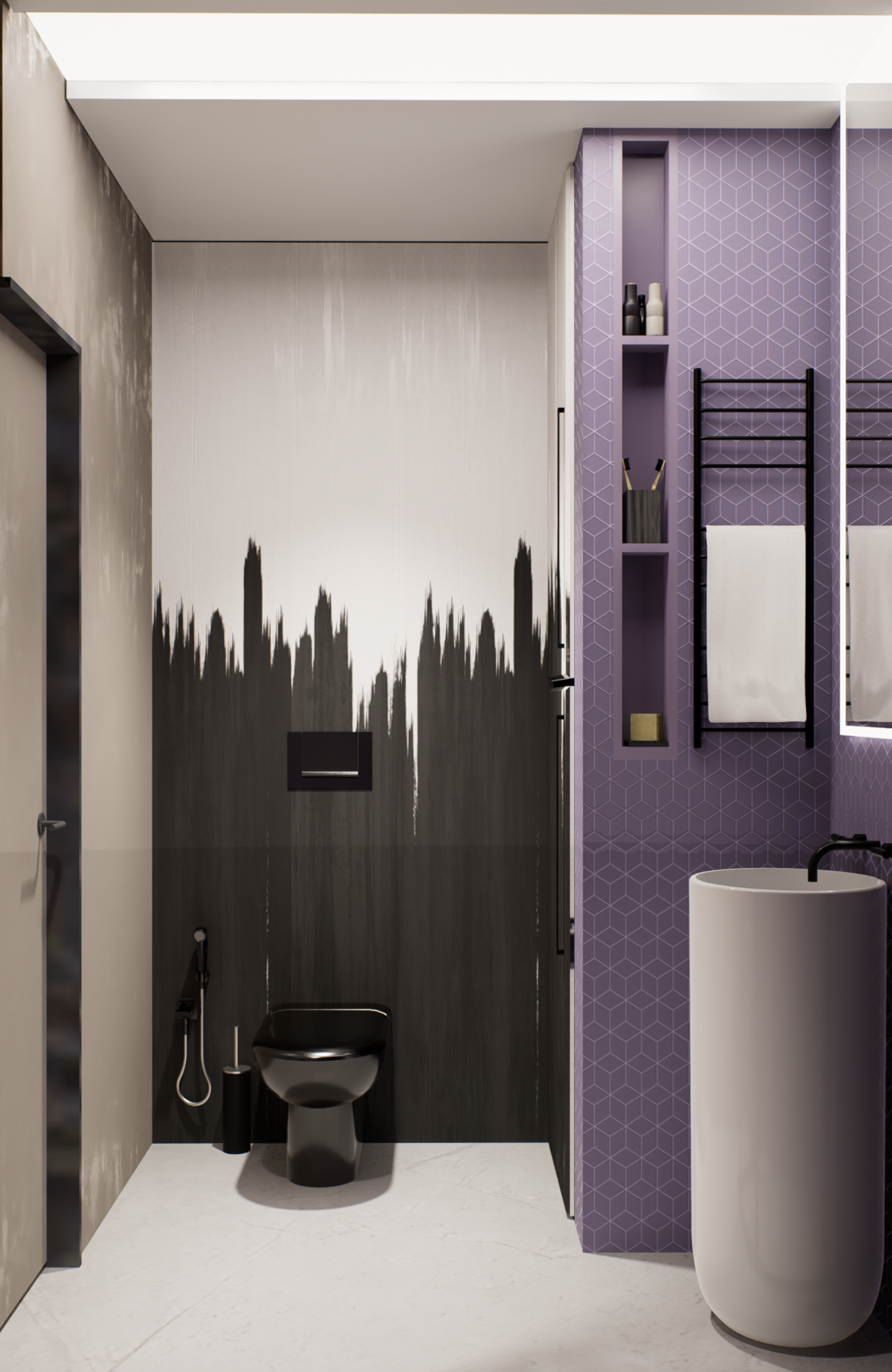 Санузел в стиле китч. Александра Койтова — Архитектор малоэтажных зданий в Новосибирске