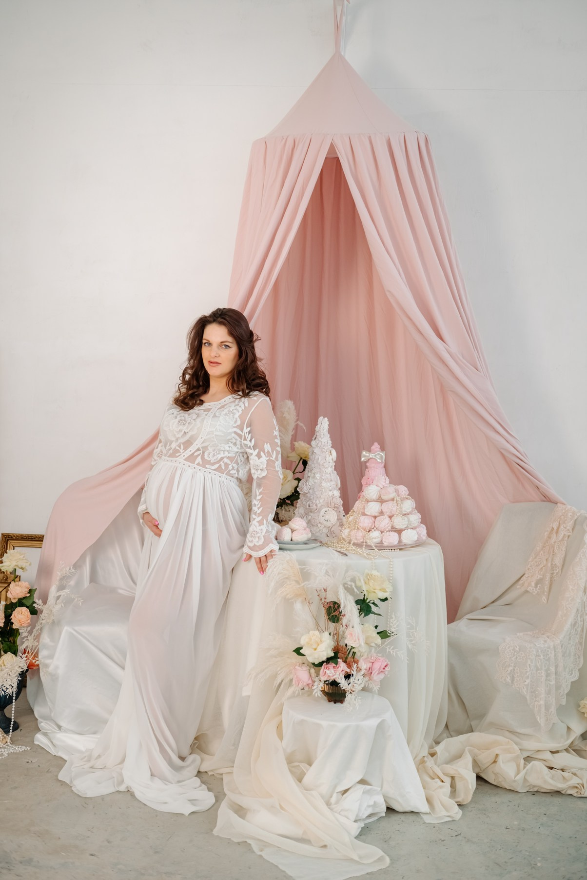 Беременность. Лена в цветах. Свадебный и сеейный фотограф в Санкт-Петербурге Елена Худякова