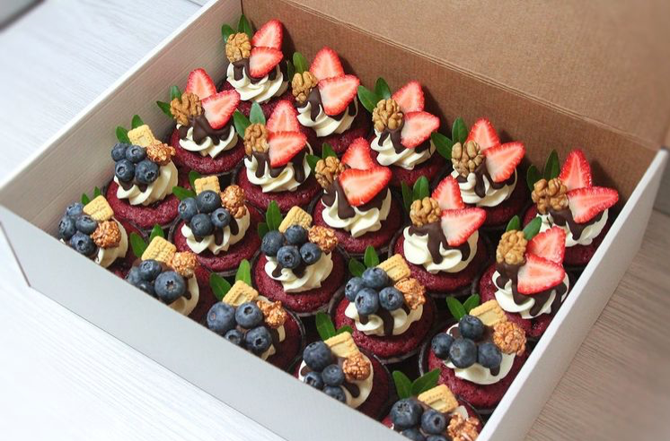 Капкейки фуршетные. Katyasugarsugar капкейки, зефир, торты Москва