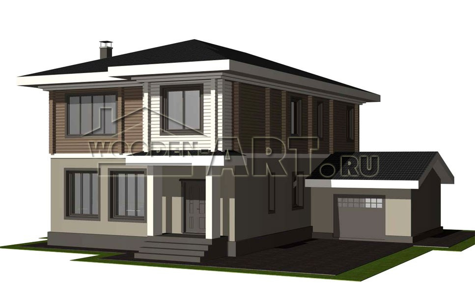 «Булгаково» 319 кв. м. Проекты деревянных домов