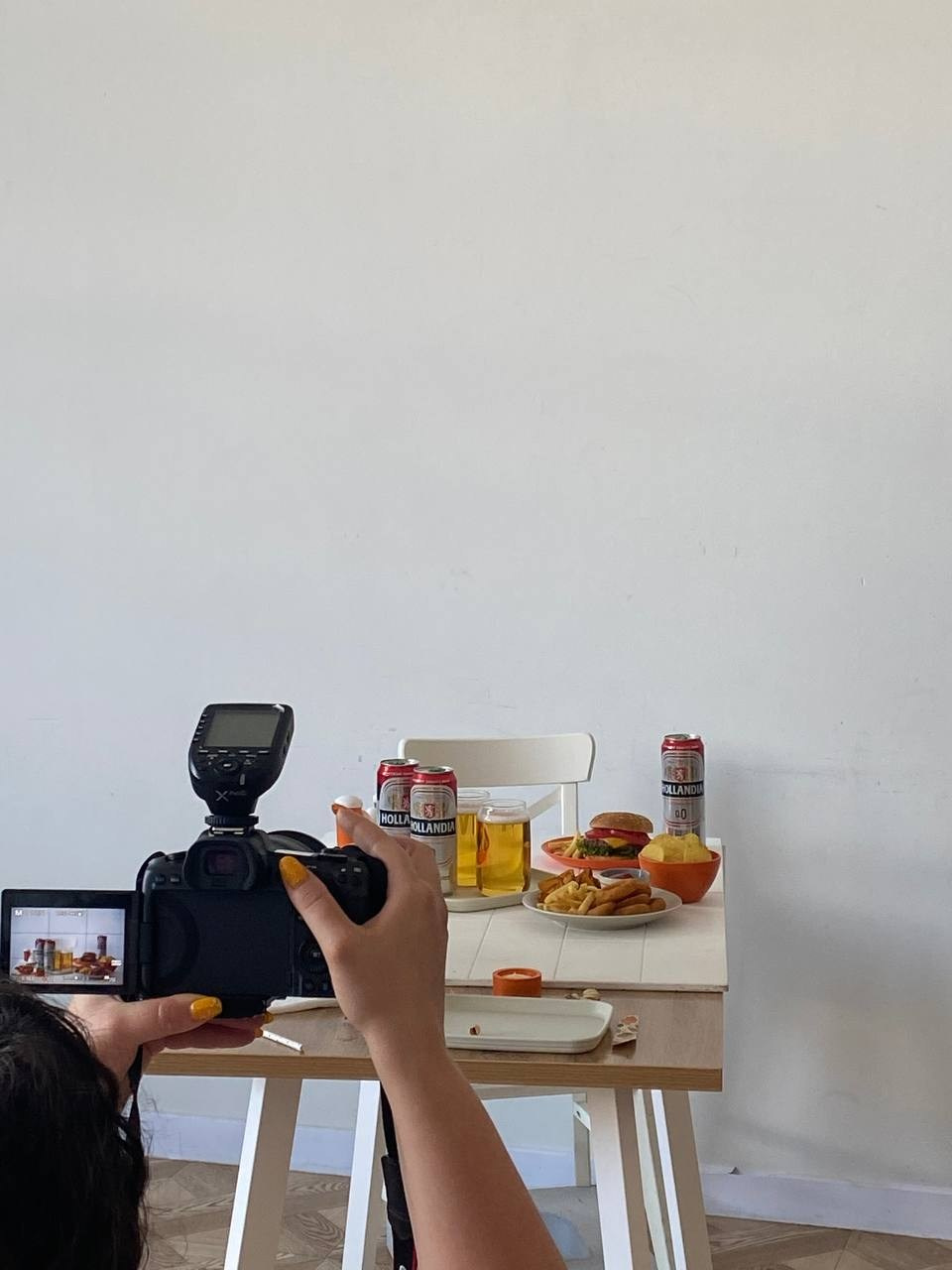 Съемка новых напитков бренда Hollandia. Фудфотограф, фудстилист и сет дизайнер в Москве Алена Синицына