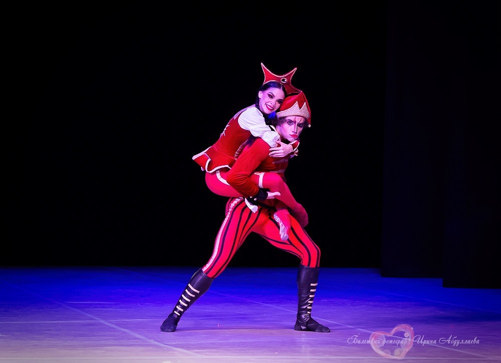 Премьера балета «Шут» — Прима балерина Кремлёвского балета Е.Первушина, Премьер Большого Театра Игорь Цвирко