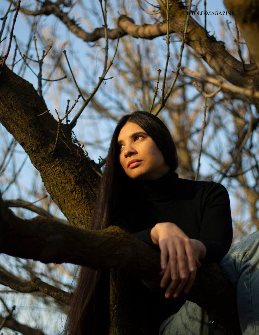 Юля в парке