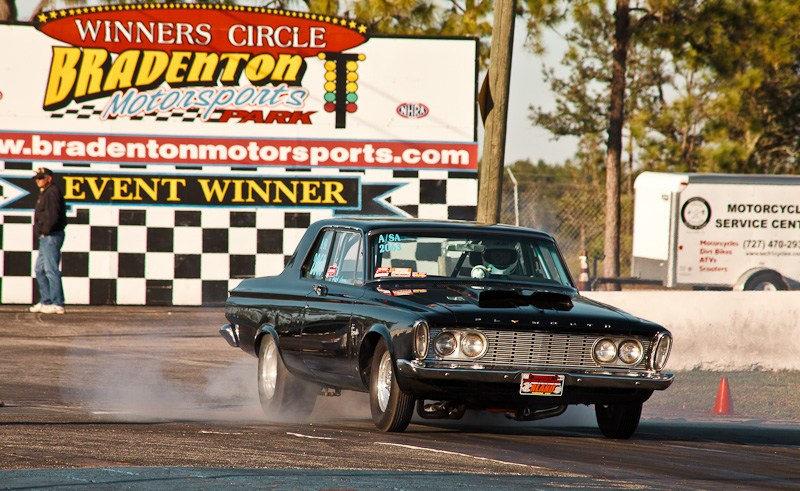 DrugRacing на автомобилях выпущенных до 1975 г. США, Флорида, 2010. Фотограф Василий Буланов