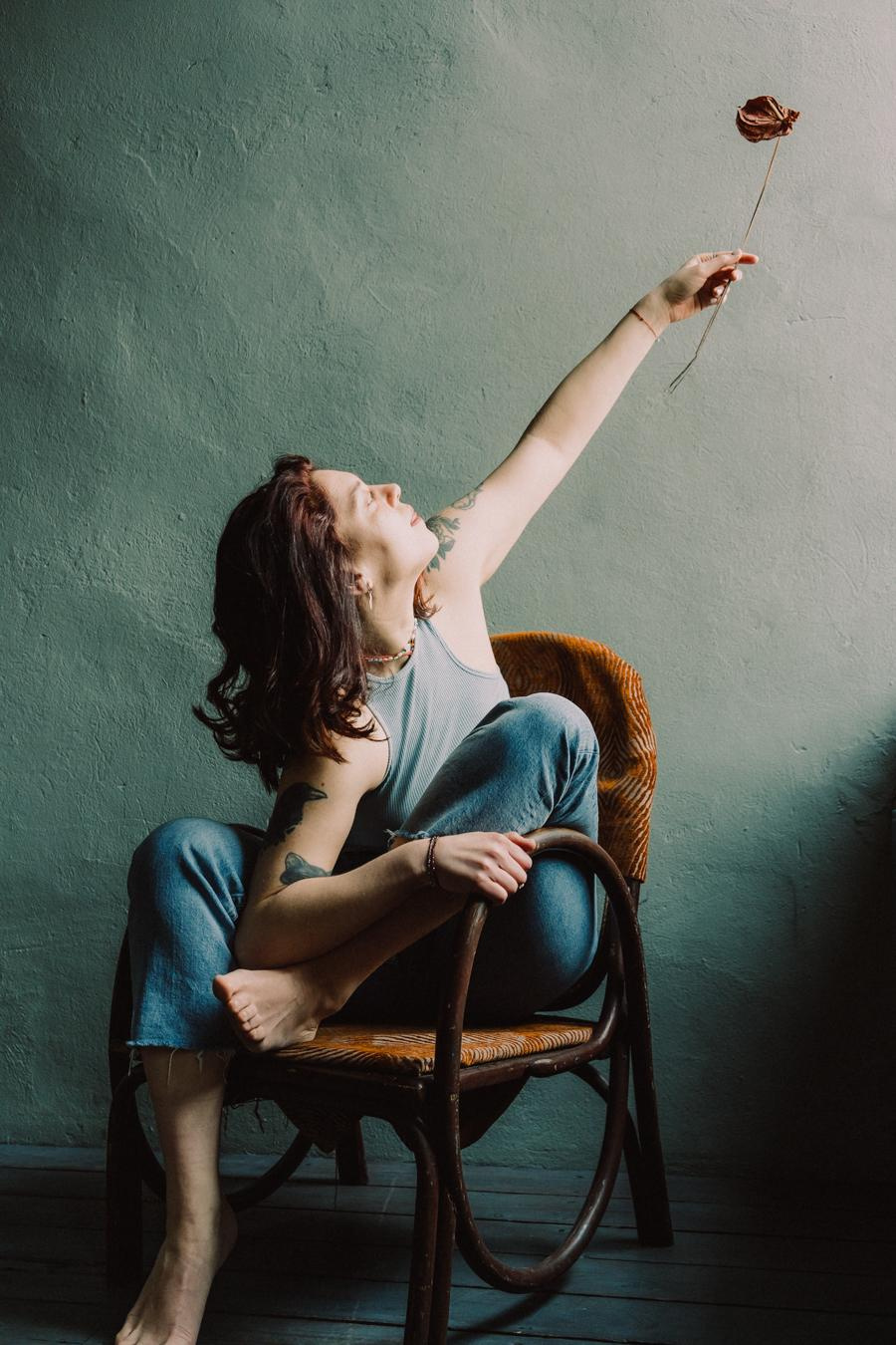 Вне рамок. Портретная фотосессия в студии. Фотограф Анастасия Арланцева