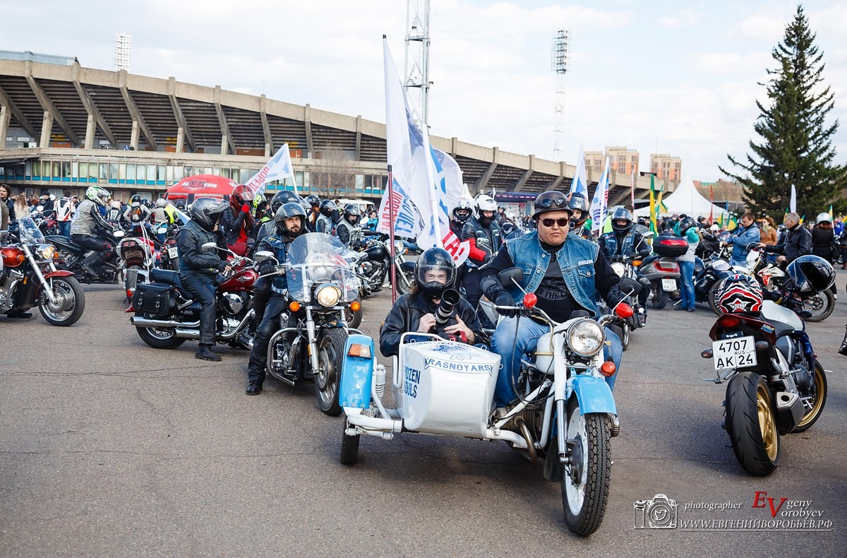 Открвтие Байкерского сезона в Красноярске