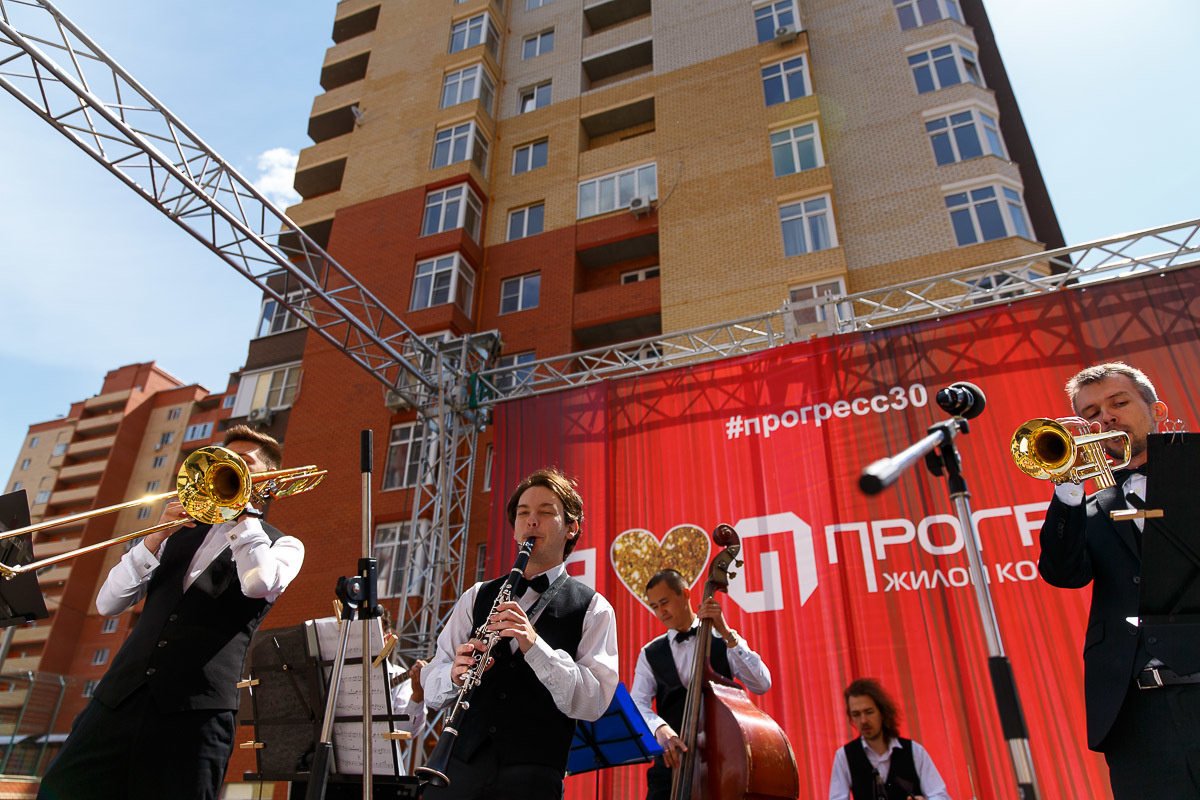 Открытие детской и спортивной площадок в ЖК "Прогресс". Фотограф в Астрахани