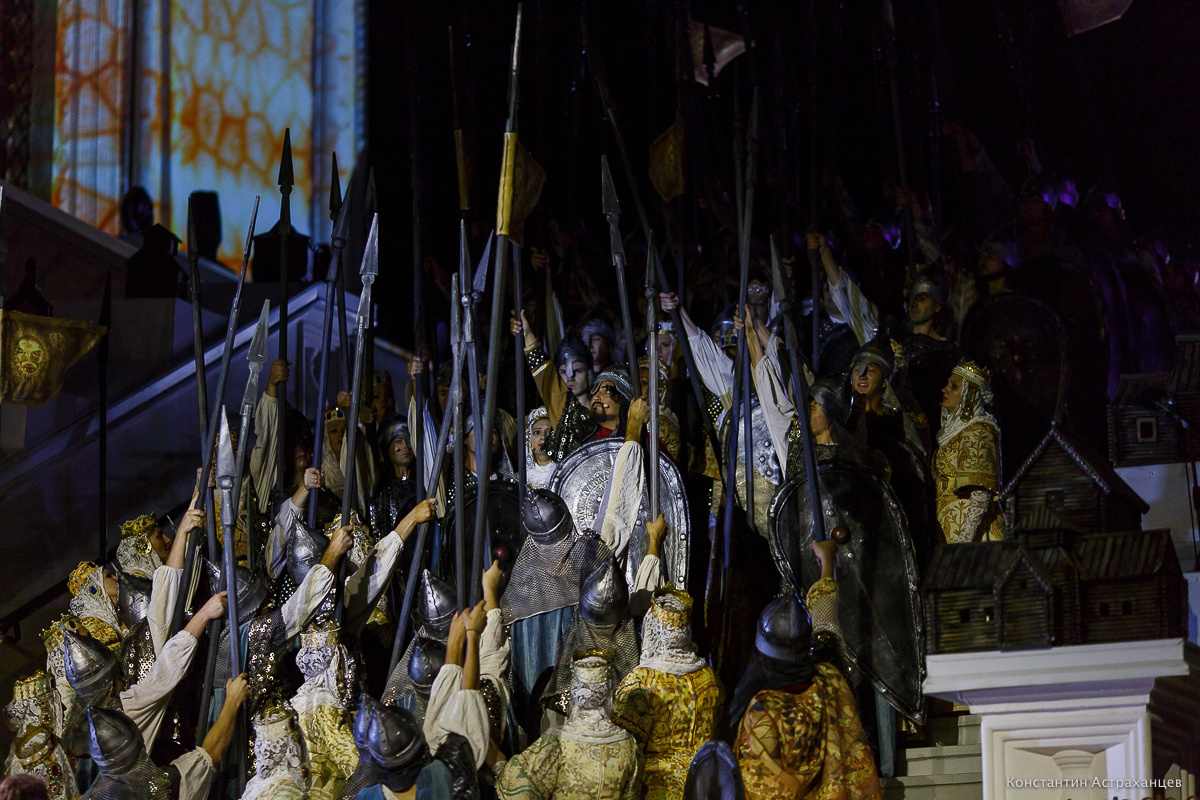 Опера "Князь Игорь" в Астраханском кремле. Фотограф в Астрахани