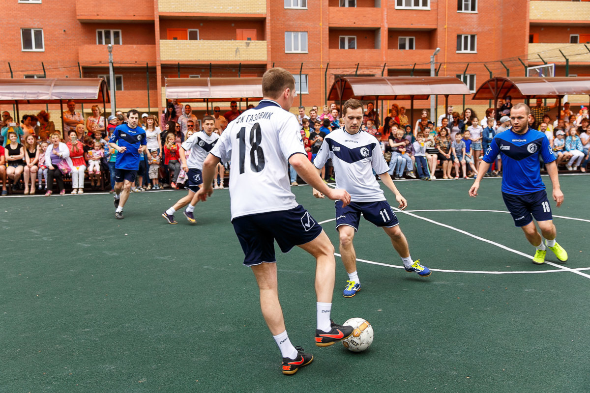 Открытие детской и спортивной площадок в ЖК "Прогресс". Фотограф в Астрахани