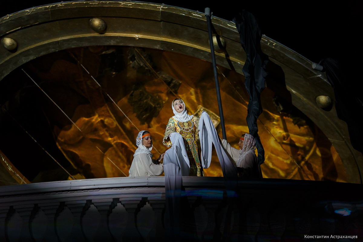Опера "Князь Игорь" в Астраханском кремле. Фотограф в Астрахани