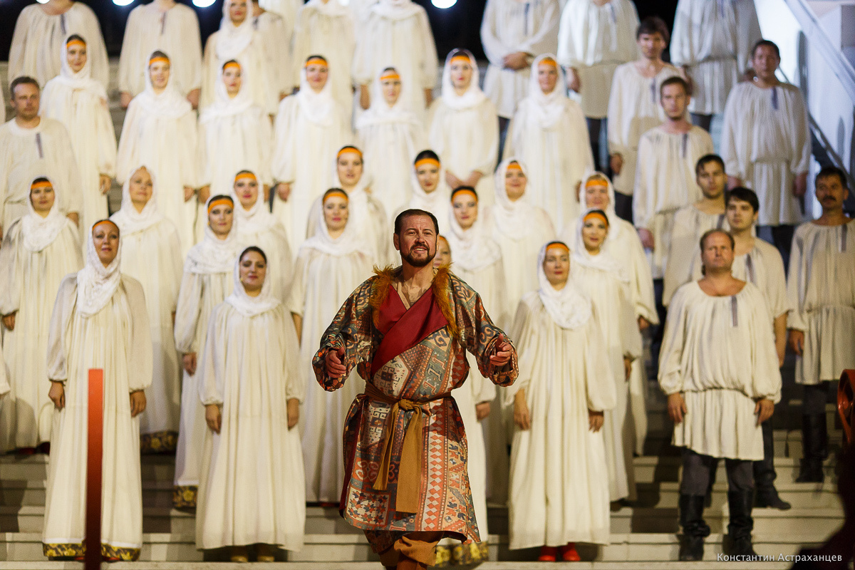 Опера "Князь Игорь" в Астраханском кремле. Фотограф в Астрахани