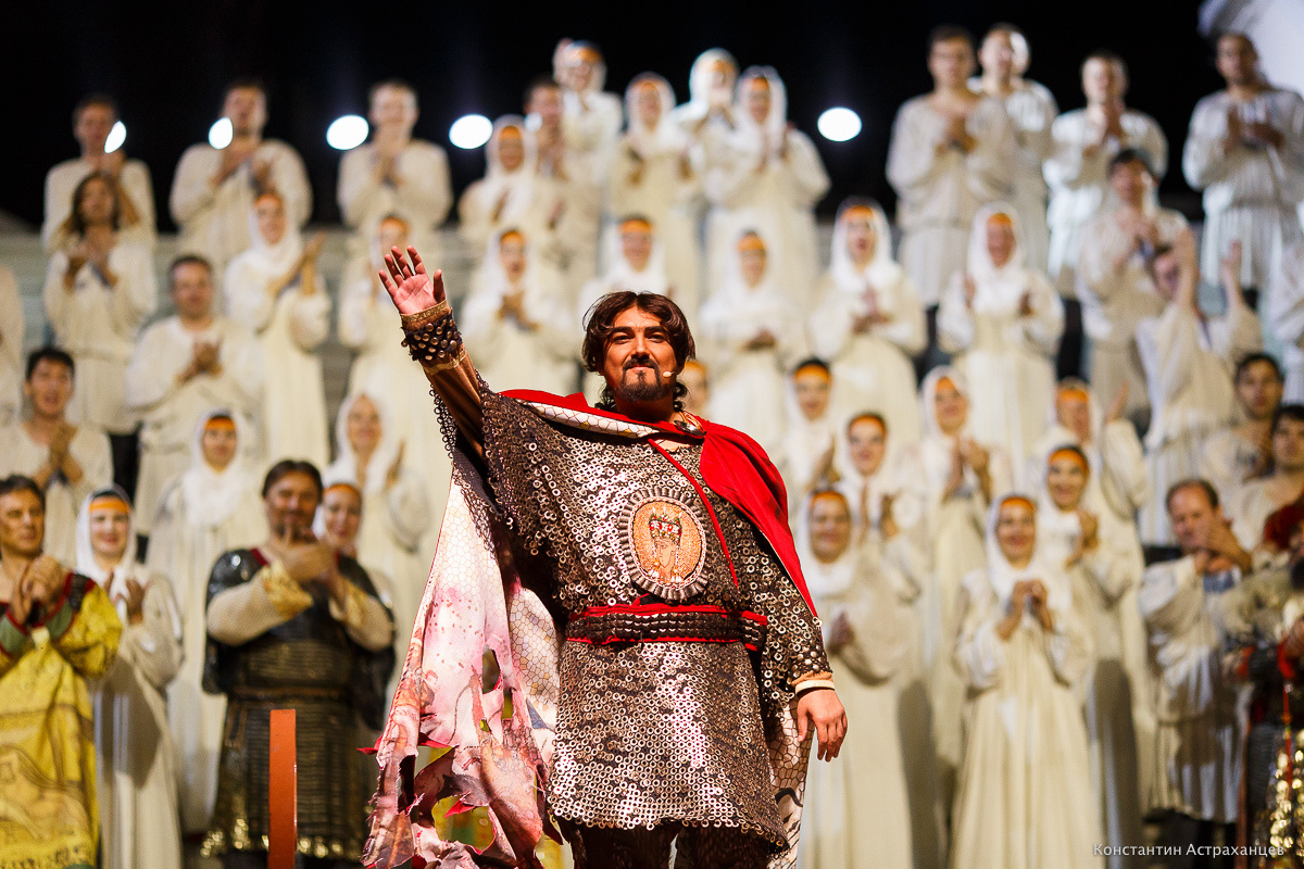 Опера "Князь Игорь" в Астраханском кремле. Фотограф в Астрахани