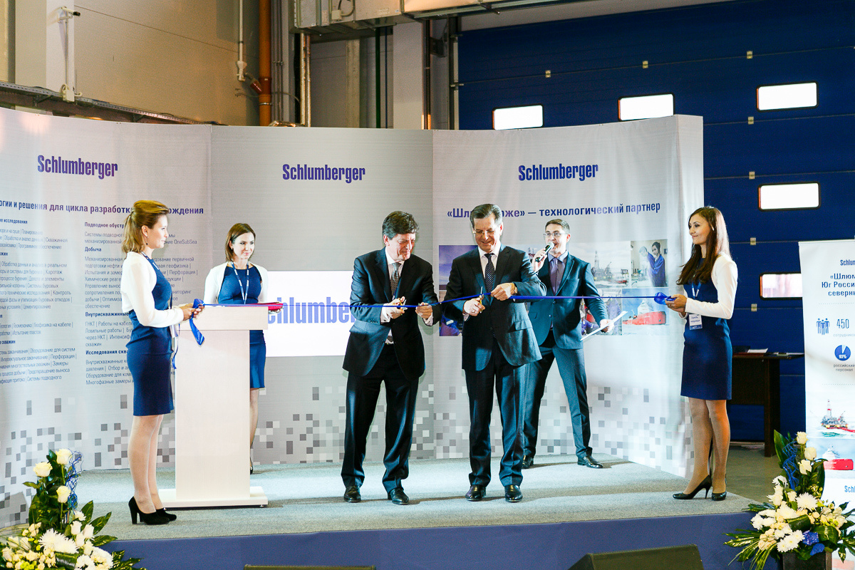 Открытие производственной базы Schlumberger. Фотограф в Астрахани