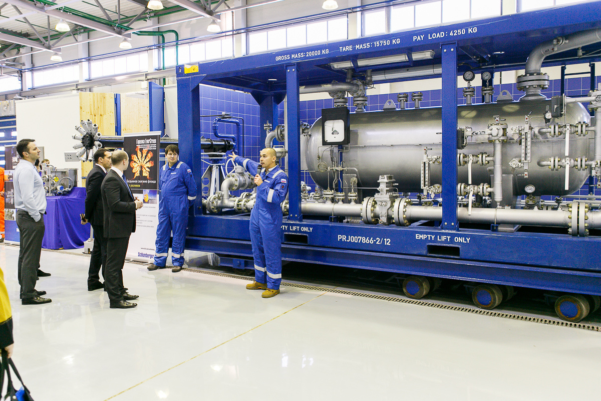 Открытие производственной базы Schlumberger. Фотограф в Астрахани