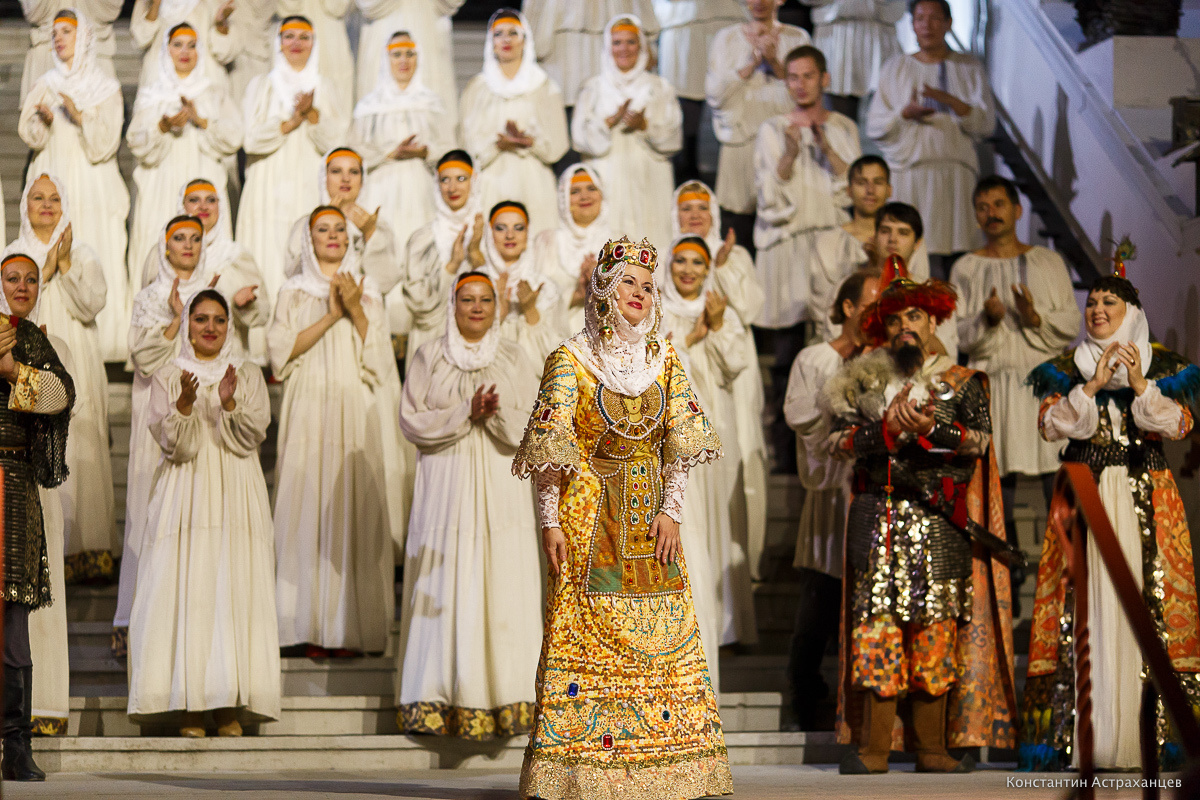 Опера "Князь Игорь" в Астраханском кремле. Фотограф в Астрахани