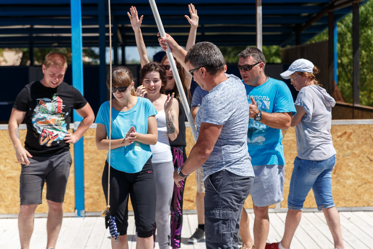 Празднование 10 летия ООО "Вимар Оффшор", тимбилдинг. Фотограф в Астрахани